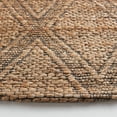 thumbnail image 3 of SAFAVIEH Natural Fiber Adams Geometric Area Rug, Natural/Black, 6' x 6' Round, 3 of 8