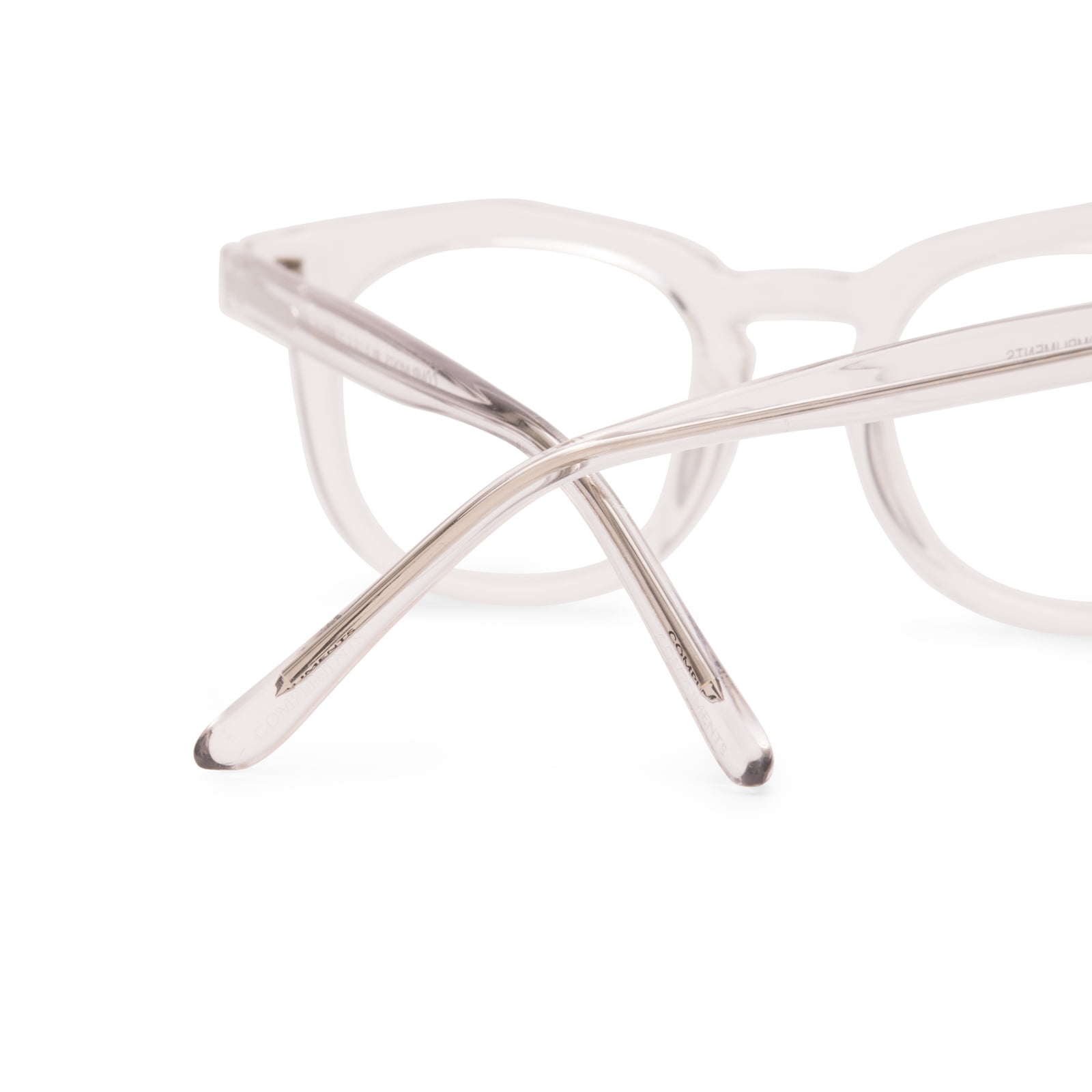 Compliments by DIFF Eyewear Rowan Blue Light Reading Glasses for Men and Women Clear Crystal +2.5