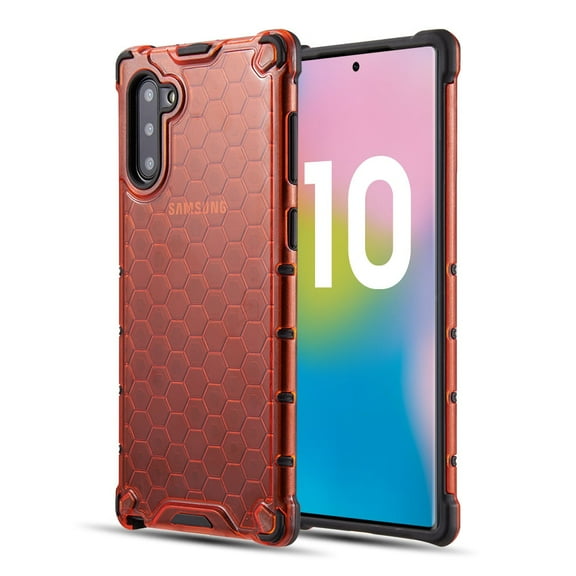 GSA Slim Honeycomb Hybrid Case For Samsung Galaxy Note 10 (6.3") - Red