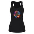 thumbnail image 5 of Blusa sin mangas con cuello redondo y estampado de girasol para mujer Fridja  gh3174, 5 of 5