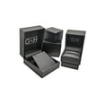 thumbnail image 4 of Gem & Harmony Mens Textured Square Cuff Links in Stainless Steel for Men, 4 of 4
