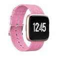 thumbnail image 3 of WHAMVOX Correa De En Lona Rosa Compatible Con Fitbit Ideal Para Uso Diario Y Regalo, 3 of 6