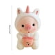 thumbnail image 2 of Juguete de peluche de cerdo de 9,8 pulgadas con taza de té de leche, muñeco de peluche suave y lindo, juguete decorativo para niños para cama, sofá y sofá, 2 of 9