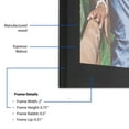 thumbnail image 3 of ArtToFrames 20" x 30" Walnut Picture Frame, 20x30 inch Brown MDF Poster Frame (WOM-3914),  Pack, 3 of 8