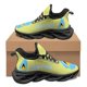 thumbnail image 1 of Zapatillas deportivas transpirables con estampado de la bandera de Santa Lucía para mujer, para otoño e invierno, para exteriores, viajes y uso diario, con impresión a pedido., 1 of 6