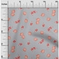 thumbnail image 1 of oneOone Organic Cotton Poplin Twill Fabric Pomegranate Fruit Printed Craft Fabric BTY 42 Inch Wide, 1 of 4