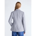 thumbnail image 4 of Free Assembly Women's and Women's Plus Single-Breasted Blazer with Ribbed Cuffs, Sizes XS-4X, 4 of 5