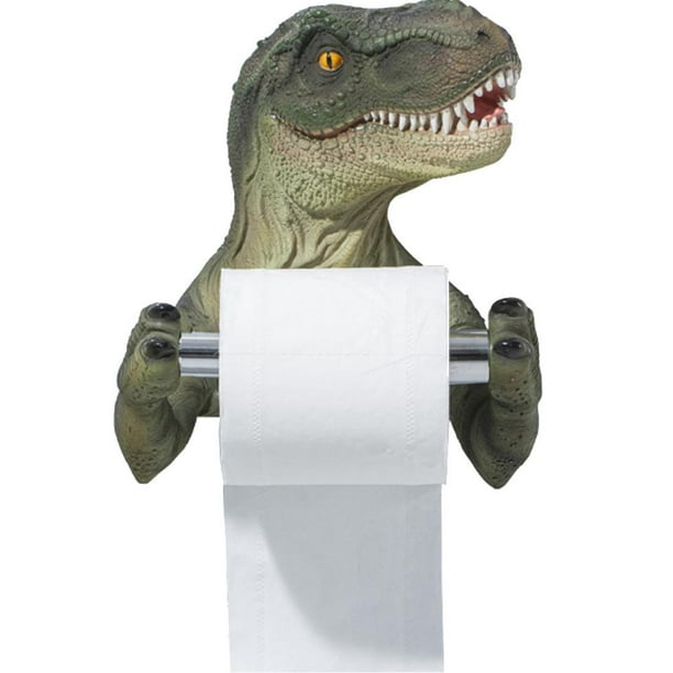Papel Higiénico Diseño De Dinosaurio Portarrollos De Papel Estante De Papel Montado En La Pared Para Baño De Inodoro Speravity HA044726-01