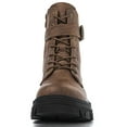 thumbnail image 5 of GLOBALWIN Women's Ankle Boots Camel Combat Boots For Women 7M, 5 of 8