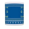 thumbnail image 3 of ThisWear Llama Hanukah Mug It's Time for Llamakkah Funny Jewish Gifts Hanukkah Present Coffee Mug Blue, 3 of 4