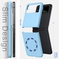 thumbnail image 5 of Magnetic for Samsung Galaxy Z Flip 5 Case Slim & Military-Grade Protection Magnetic Phone Case,Blue 21-zflip5-05, 5 of 13