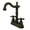 Oil Rubbed Bronze, variant on Kingston Brass KB1493AX Heritage Two-Handle 2-Hole Deck Mount Bar Faucet in Antique Brass