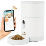 Instachew Purechew Automatic Pet Feeder with HD Camera, Smart Food Dispenser for Cats and Dogs, Portion Control, Programmable Treat Dispenser with Video Recording