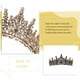 thumbnail image 3 of WORGEOUS Boda corona novia diadema diadema diario nupcial tiara mujeres corona nupcial, 3 of 8
