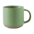 thumbnail image 3 of Taza de café de cerámica, taza de leche, taza para bebidas para adultos y niños, taza de café de con asa para bebidas frías o calientes, Verde, 3 of 8