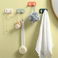 thumbnail image 6 of 1 Pcs Self Adhesive Wall Hanger, Multifunctional Hook, Self Adhesive Wall Hook Strong Without Drilling Coat Bag Bathroom Door Kitchen Towel Hanger Hooks Home Storage Accessories, 6 of 9