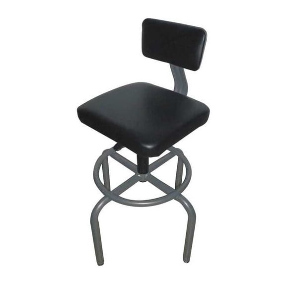 Pneumatic Task Chair Backrest, Height 26-1/4" to 32-1/4", Padded Gray