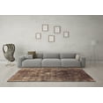 thumbnail image 3 of Ahgly Company Indoor Square Persian Brown Bohemian Area Rugs, 4' Square, 3 of 4