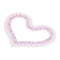 thumbnail image 4 of Kit de 5 uds de funda para teléfono DIY, bonito estilo exquisito, interesante, fiable, duradero, brillante, atractivo, suministros de joyería decorativos, corazón de perla rosa, 4 of 5