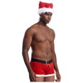 thumbnail image 5 of Mens Navidad rojo Santa Claus camarero Navidad Cosplay trajes calzoncillos lencería Boxer Shorts ropa interior con sombrero de pompón de Santa Claus, 5 of 5