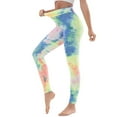 thumbnail image 2 of Butt Lift Printed Leggings Workout Body Building Tie Dye Yoga High WaistXL, 2 of 4