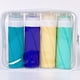 thumbnail image 3 of Cateissary El sistema cosmético portátil de la botella de la fractura del gel de ducha con la válvula cruzada del silicón es suave y elástico Juegos de accesorios de baño juego de 4 piezas, 3 of 6