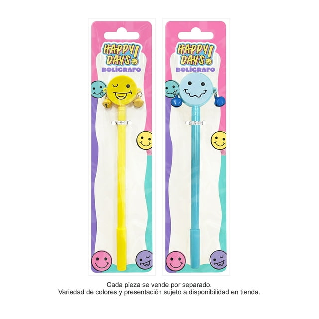 Bolígrafo Prichos Happy Days! de Plástico y Tinta Varios Modelos 1 Pieza
