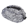 thumbnail image 2 of Bolso de compras reutilizable elegante, bolso de hombro plegable portátil de tela Oxford de alta capacidad, bolso impermeable a rayas de cebra, 2 of 14