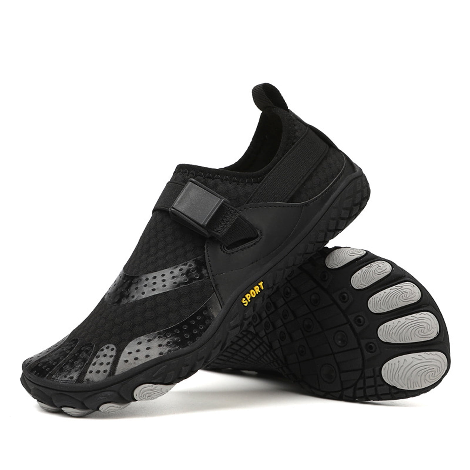 krdevn Barefoot Shoes Women/Men - Couple Sports Shoes Outdoor Wading Non Beach Shoes Diving Shoes Swimming Riding Fitness Five Fingers Shoes,River Trekking Shoes, Fishing Wader Boots