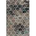 thumbnail image 3 of Unique Loom Trellis Frieze Collection Area Rug - Rounded (5' x 8' Rectangle Blue Multi/Ivory), 3 of 7