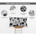 thumbnail image 4 of Vargottam Lumbar Pillow Cover - Decorative Pillow Covers20x12 Inches,PrintedWhite & BlackThemePillowcase, DecorativeLumbarCushionCovers, 4 of 4