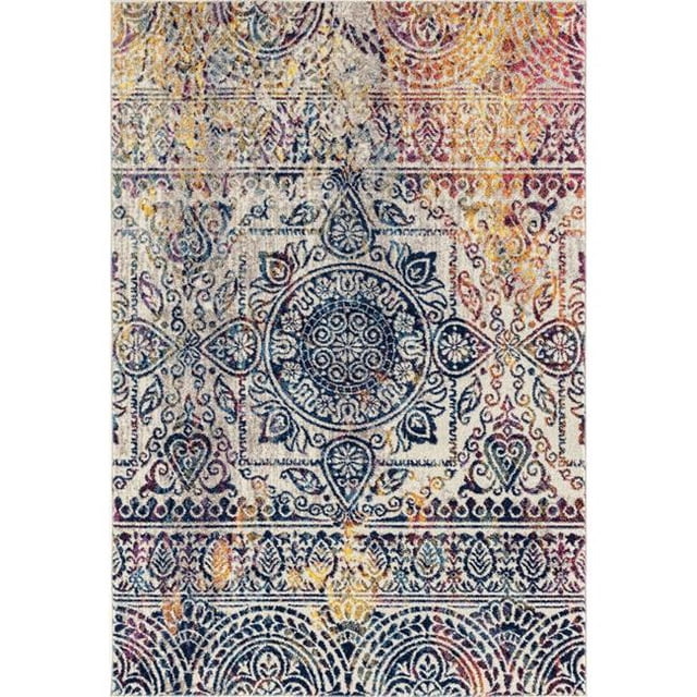 Amer Rug MAN437911 7 ft. 9 in. x 11 ft. Manhattan 43 Power-Loomed Area Rug - Multi