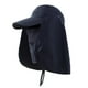 thumbnail image 1 of Sombrero al aire libre Zulema con cubierta de solapa de cuello de cara extraíble Gorra de visera para el sol, 1 of 8