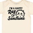 thumbnail image 4 of Inktastic Im a Happy Ray of Sunshine with Happy Sun Boys or Girls Baby Bodysuit, 4 of 5