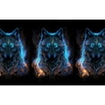 thumbnail image 7 of Yiaed Cool Blue Light Wolf Print Backpack, Premium Laptop Backpack, Travel Backpack for Women, Lightweight Backpacks, Comfortable Back Pack-Medium, 7 of 7