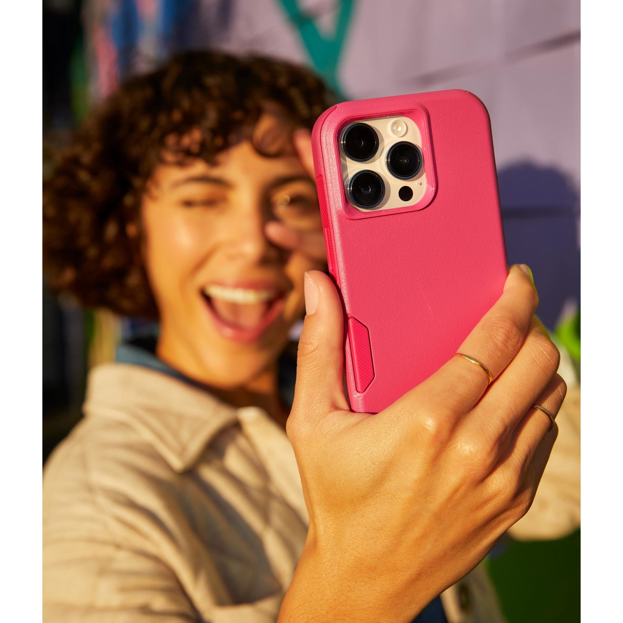 OtterBox iPhone 15 Pro MAX Commuter Series Case - MagSafe Edition - Black, Slim & Tough, Pocket-Friendly, with Port Protection