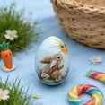 thumbnail image 7 of CoreLiving Hand Painted Blown Resin Easter Ornaments, Stained Resin Style Easter Egg Decorations for Tree, Spring Decor for Home, Decorative Hanging Ornaments for Indoor Party, 7 of 7