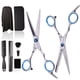 thumbnail image 1 of Kit de tijeras para cortar el cabello, 11 piezas, kit profesional de tijeras para cortar el cabello con tijeras de corte, tijeras para adelgazar, plumero para el cuello, cepillo, peine, capa de peluqu, 1 of 5