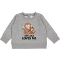 thumbnail image 2 of Inktastic My Lola Loves Me Baby Sweatshirt, 2 of 4