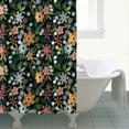 thumbnail image 4 of Pioneer Flower Floral Print Pattern Shower Curtain 72"x72" ,Bathroom Decorative Shower Curtains Set with 12 Hooks,Modern Waterproof Washable Shower Curtain, 4 of 6
