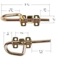 thumbnail image 4 of Pasador de puerta JIAHOO con resorte, cerrojos de barril galvanizados, 2 piezas, 4 of 7
