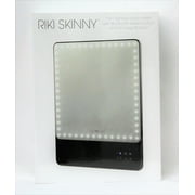 Glamcor RIKI LOVES RIKI RIKI SKINNY Portable 13 x 9.5-Inch Vanity Mirror (Black)
