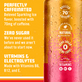 thumbnail image 4 of Sparkling Ice Zero Sugar Flavored Sparkling Water with Caffeine, Watermelon Lemonade, 17 oz, 4 of 6