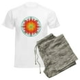 thumbnail image 6 of CafePress - Internal Sun Men's Light Pajamas - Men's Light Loose Fit Cotton Pajama Set, 6 of 7