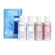 Alma K Head to Toe Essentials Travel Kit, Body Lotion for Women, 4 Pc