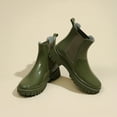 thumbnail image 5 of Women's Rain Shoes - Fashionable Low Top Solid Color Rain Boots for Women Thick and Non- Design for Rainy Seasons, 5 of 9