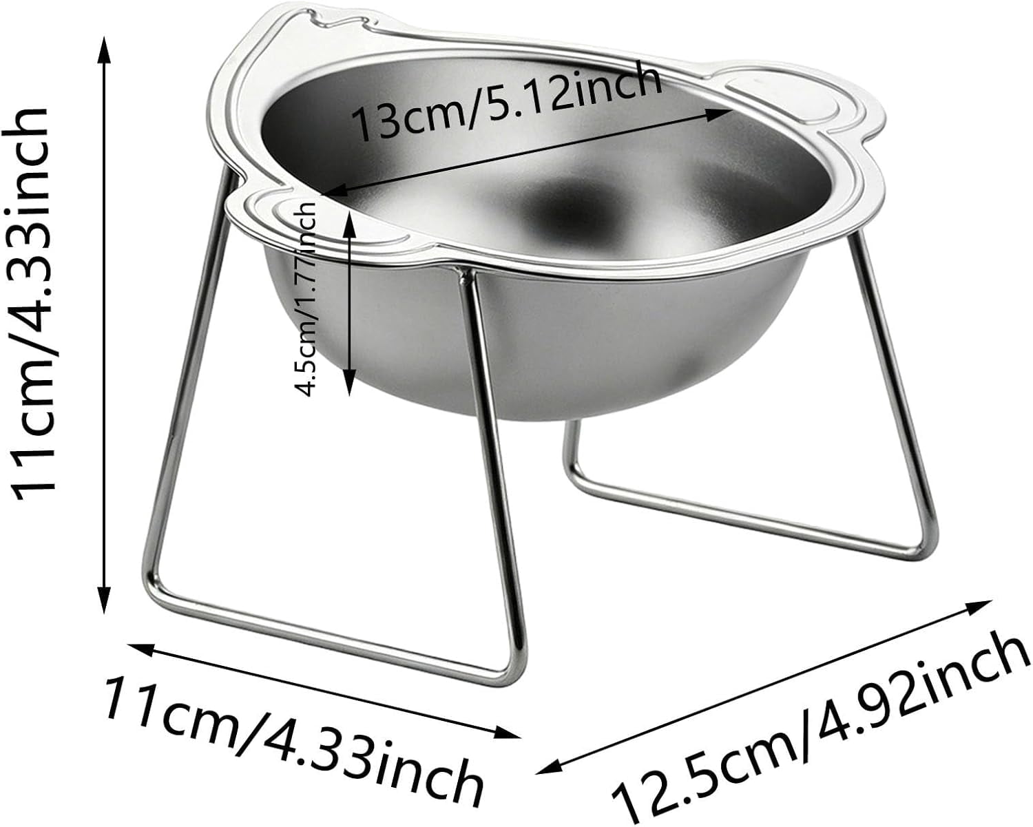 Elevated Dog Bowl with Stand， for Medium and Large Breeds