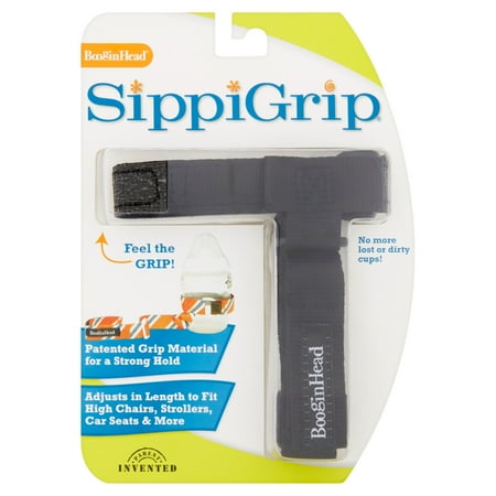 SippiGrip, Black Solid, BPA-Free