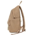 thumbnail image 3 of Stylago Women Casual Backpack Medium Size Back Pocket Versatile Schoolbag College Travel Work Top Handle Corduroy Bookpack Brown, 3 of 8