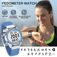 thumbnail image 6 of Women Pedometer Watch-Step Tracker Watch with Calories Counter-Non Bluetooth Pedometer Watches-LCD Large Numbers-30M Waterproof Watch-Sport Pedometer Watch Step Counter for Walking, 6 of 7